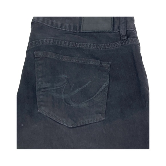 Express Jeans Womens Stella Skinny Leg Size 8R Black Dark Wash - Picture 3 of 15